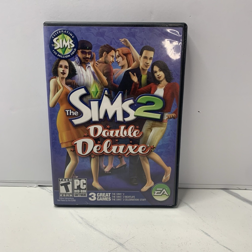 The Sims 2: Double Deluxe (PC DVD-ROM) CIB COMPLETE